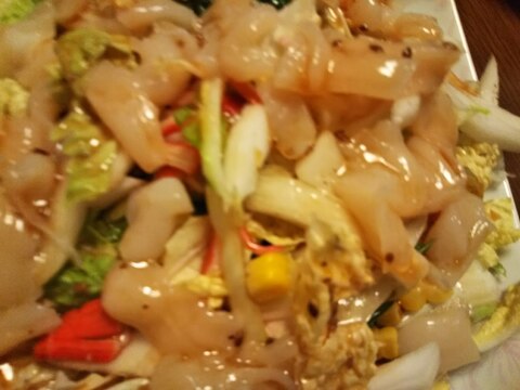 白菜と海老とカニかまのサラダ
